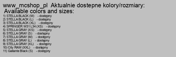 STELLA BLACK W36 (XL)