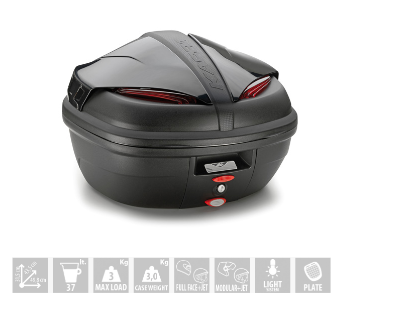 Kappa K37NN Kufer centralny 37L system MONOLOCK