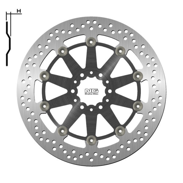 NG1596G TARCZA HAMULCOWA KTM DUKE, RC 250/390 17