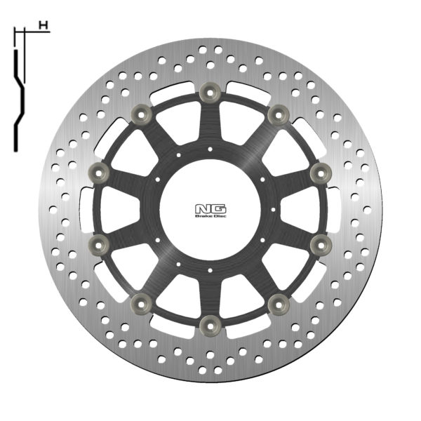 NG1610G TARCZA HAMULCOWA HONDA CB 1000R ABS 08-17