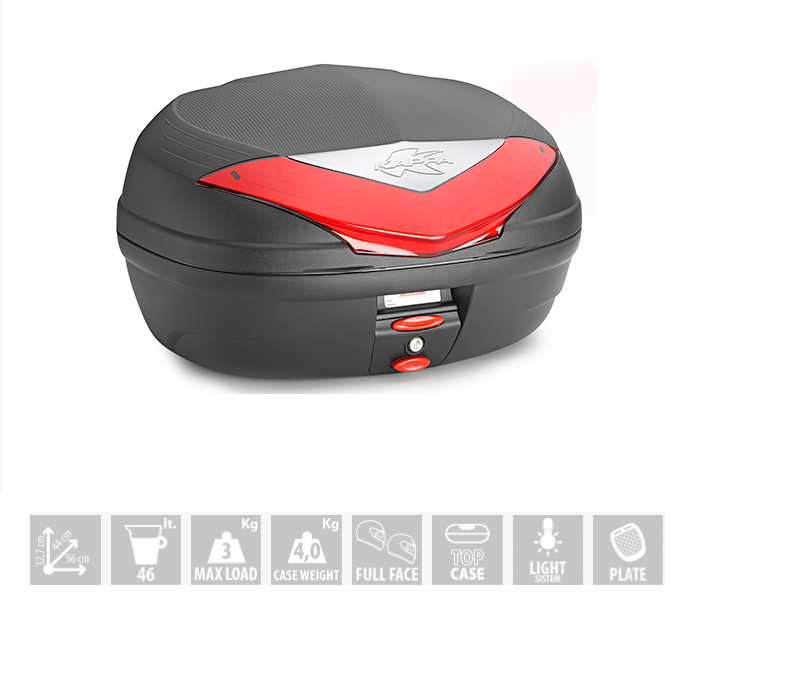 KAPPA K466N KUFER CENTRALNY 46L MONOLOCK