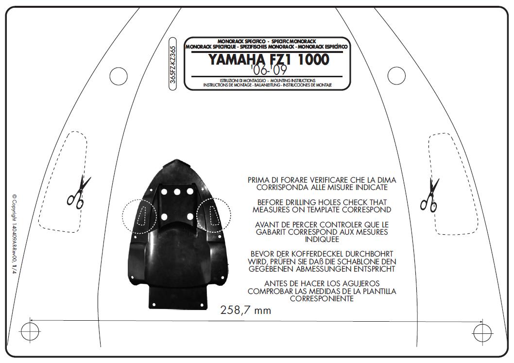 Kappa 365KIT Zestaw Mocujący Do KLX359