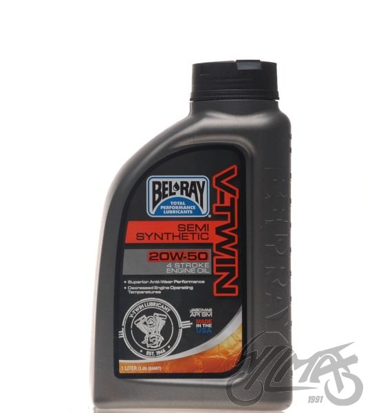 OLEJ BEL-RAY V-TWIN PÓŁSYNTETYK 4T 20W-50 1L