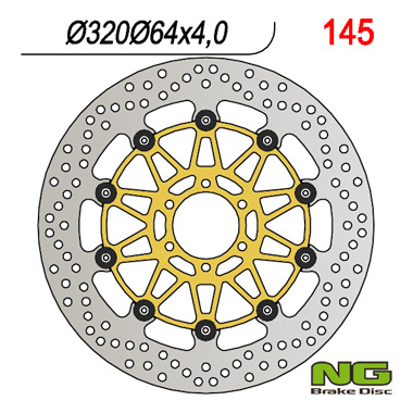 NG145 TARCZA HAMULCOWA PRZÓD DUCATI 916, BENELLI