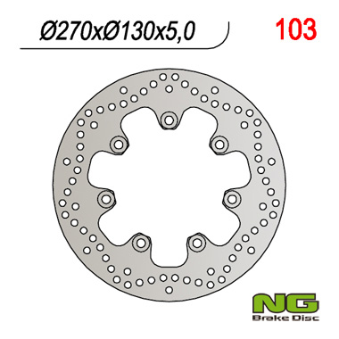 NG103 TARCZA HAMULCOWA PRZÓD KAWASAKI EN 500 90-93