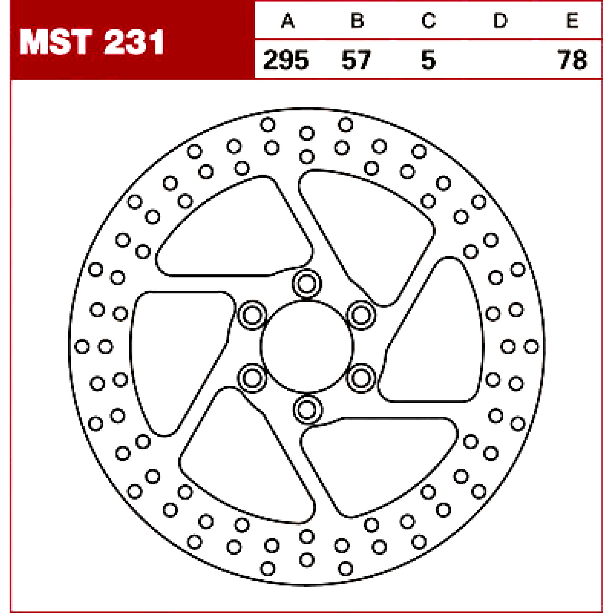 TRW Tarcza hamulcowa MST231 SUZUKI VS 800 GL Intru