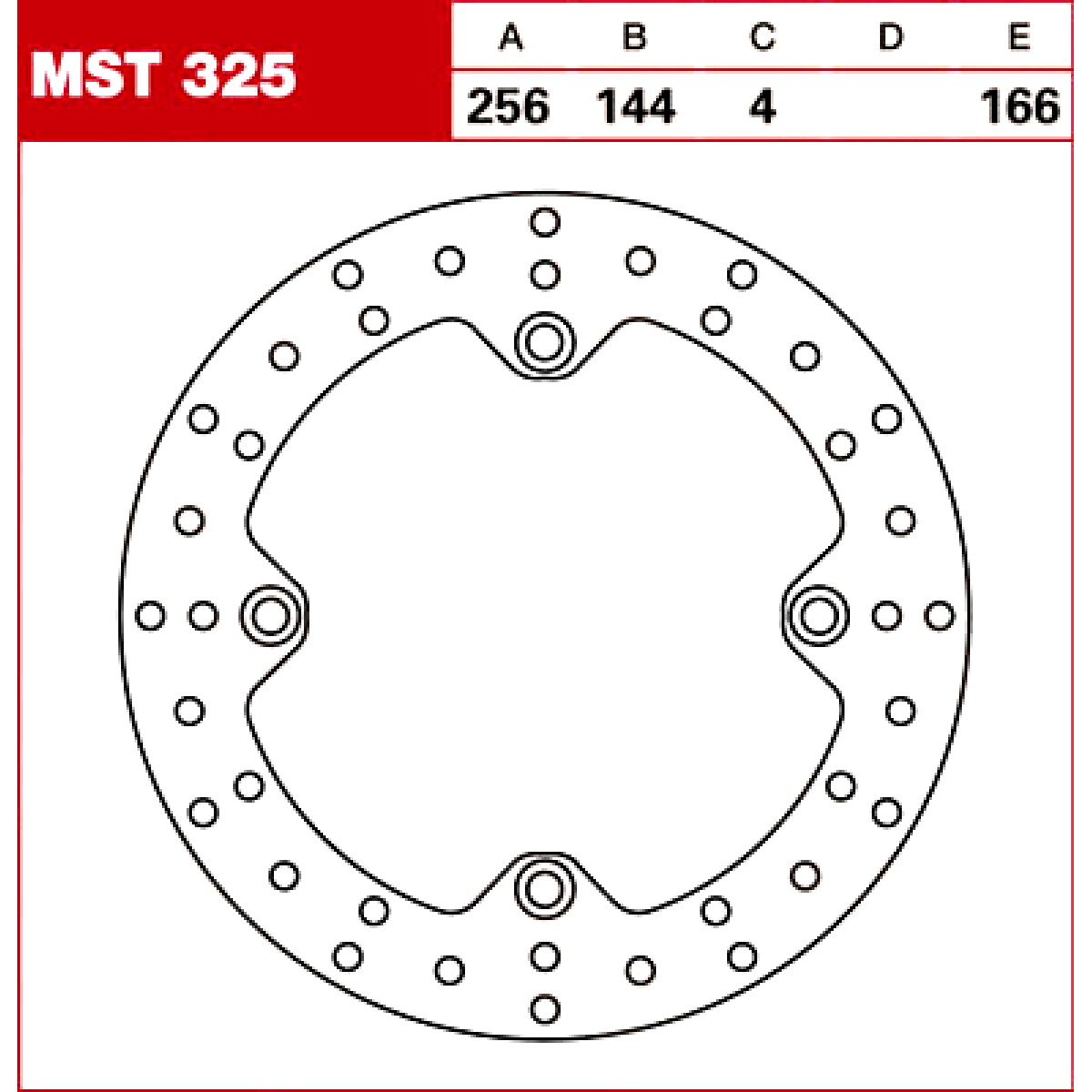 TRW Tarcza hamulcowa MST325 HONDA XL 1000 V Varade