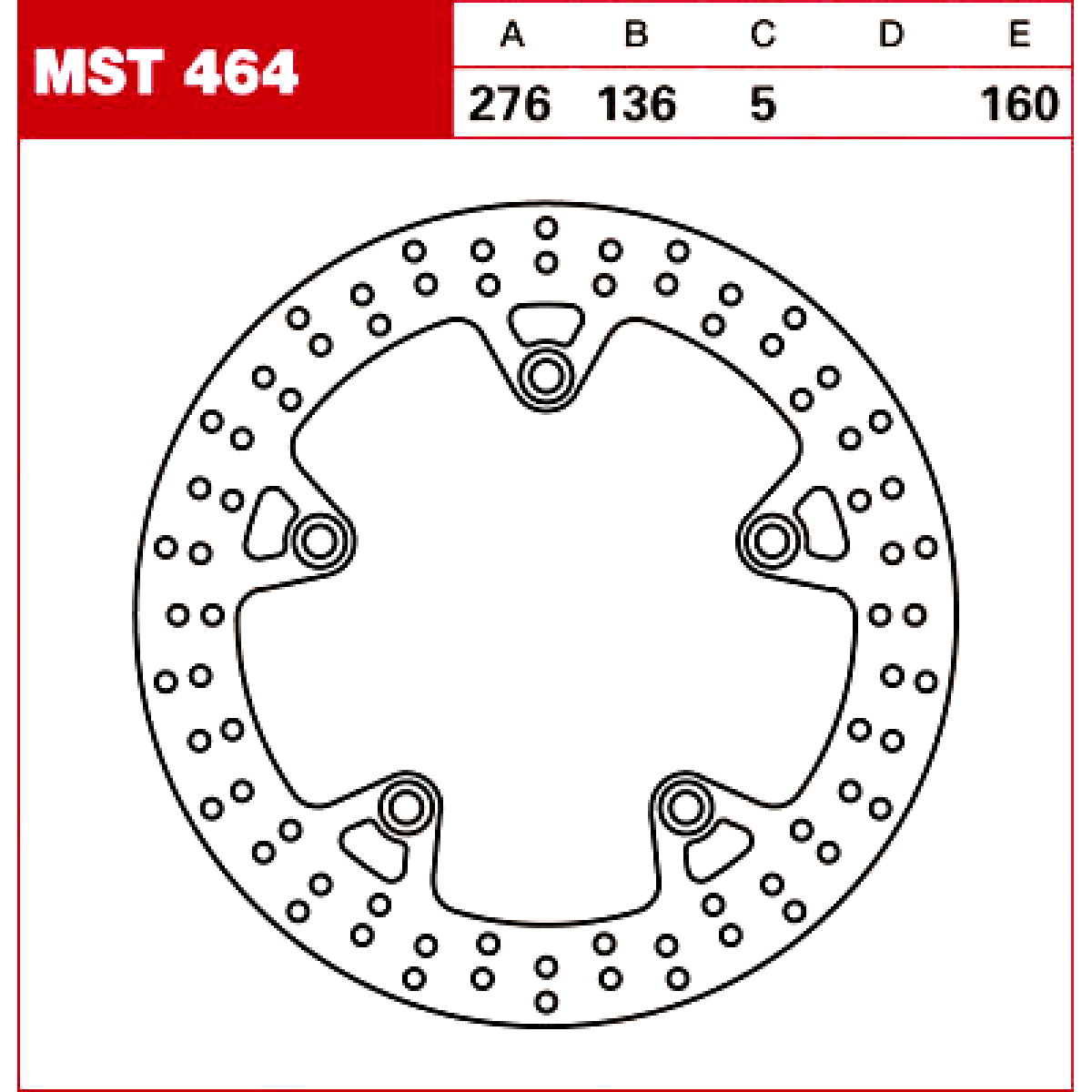 TRW Tarcza hamulcowa MST464 BMW R 1200R 1250 R ABS