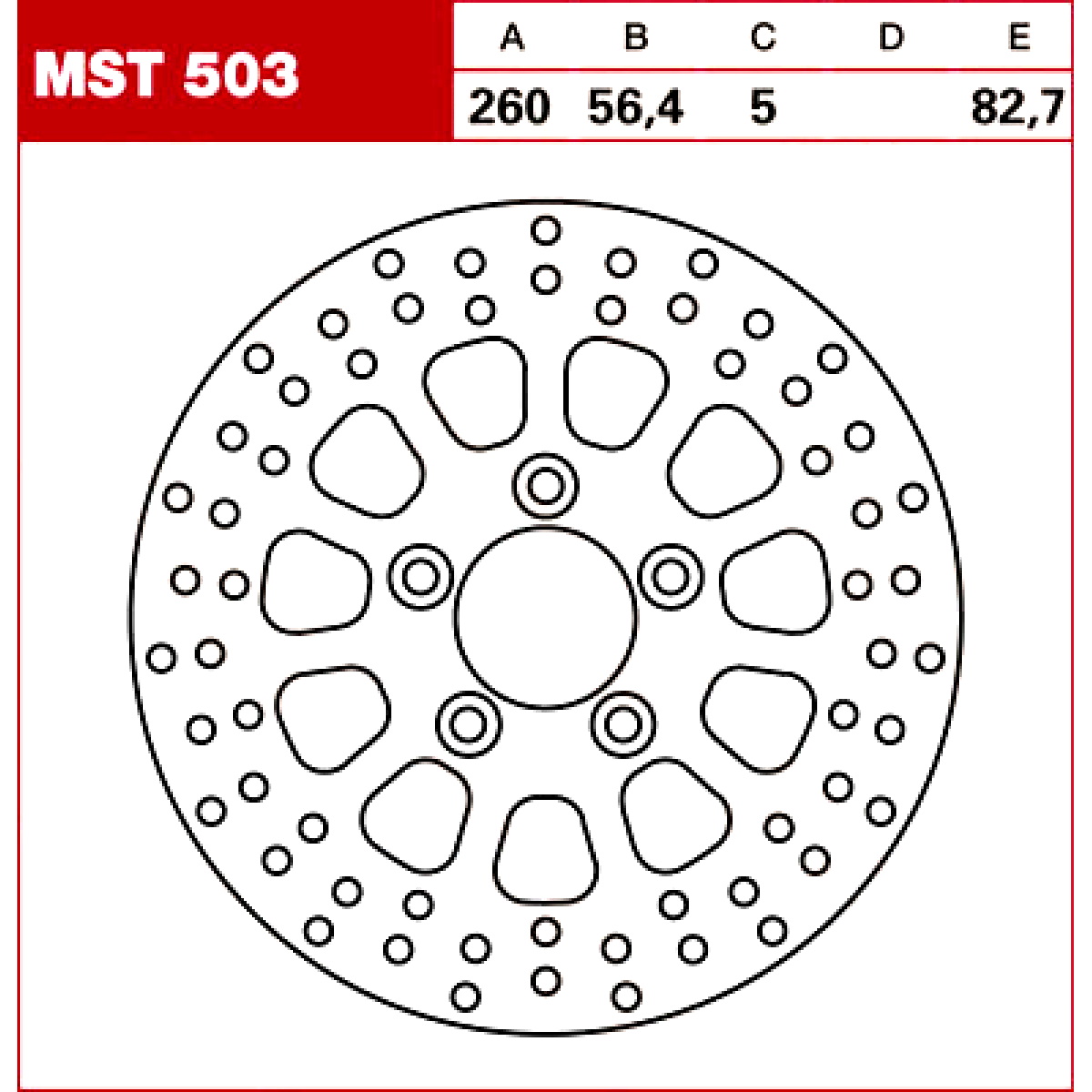 TRW Tarcza hamulcowa MST503 Harley Davidson Nigh