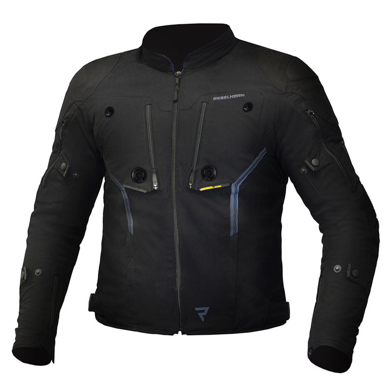 REBELHORN KURTKA TEKSTYLNA BORG BLACK