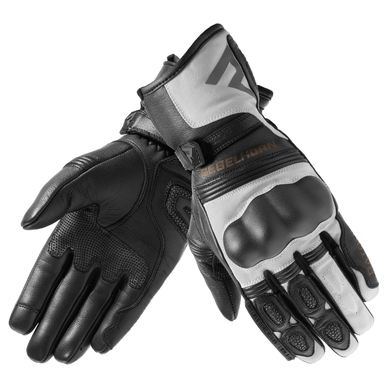 REBELHORN RĘKAWICE SKÓRZANE PATROL LADY BLACK/GREY