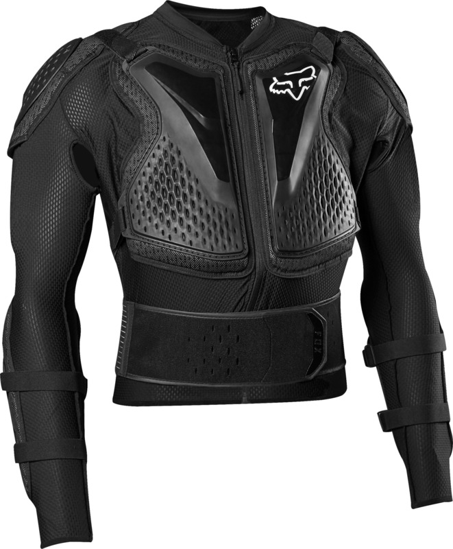 FOX KOSZULKA Z OCHRANIAC JUNIOR TITAN SPORT BLACK