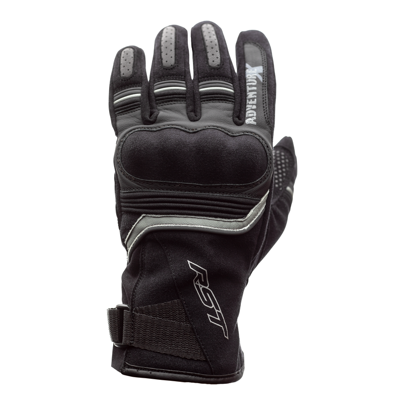 RST RĘKAWICE SKÓRZANE ADVENTURE-X CE BLACK