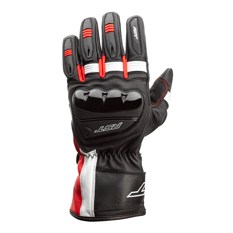 RST RĘKAWICE SKÓRZANE PILOT BLACK/RED/WHITE