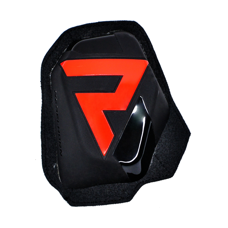 REBELHORN SLIDERY KOLAN (NA RZEPY) BLACK/FLO RED