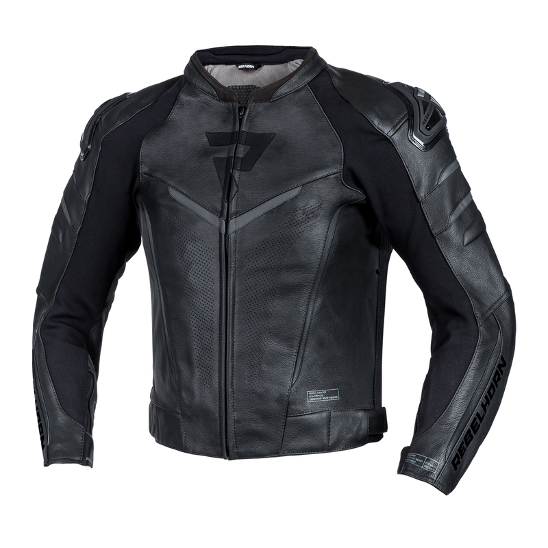 REBELHORN KURTKA SKÓRZANA FIGHTER BLACK
