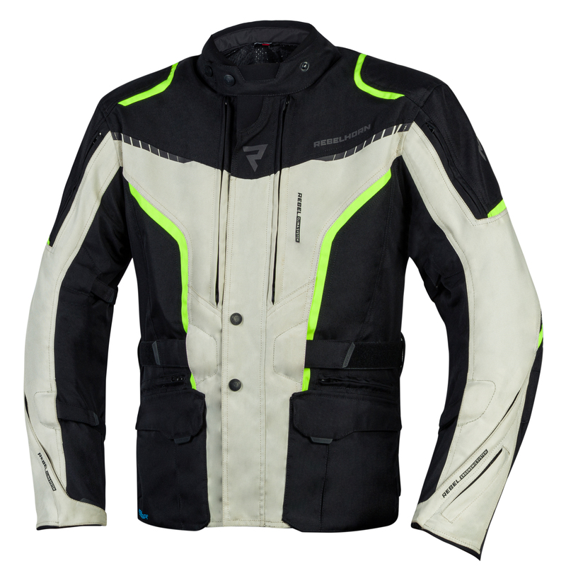 REBELHORN KURTKA TEKSTYLNA HIKER III BLA/G/FLO YEL
