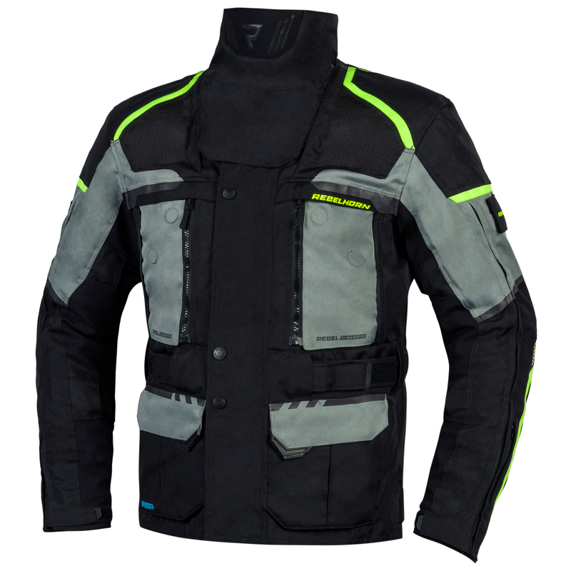 REBELHORN KURTKA TEKSTYLNA CUBBY IV BLACK/G/FLO YE