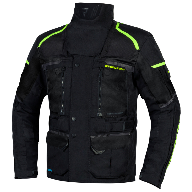REBELHORN KURTKA TEKSTYLNA CUBBY IV BLACK/FLO YELL
