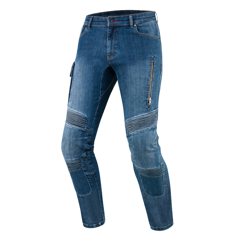 REBELHORN SPODNIE MOTOCYK JEANS VANDAL DENIM BLUE