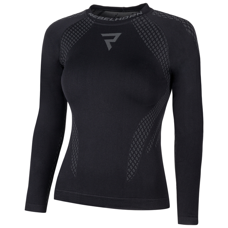 REBELHORN KOSZULKA TERMO ACTIVE II LADY BLACK/GREY