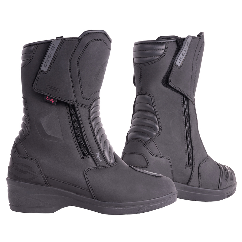 OZONE BUTY MOTOCYK RAPID LADY HIGH HEEL MATT BLACK