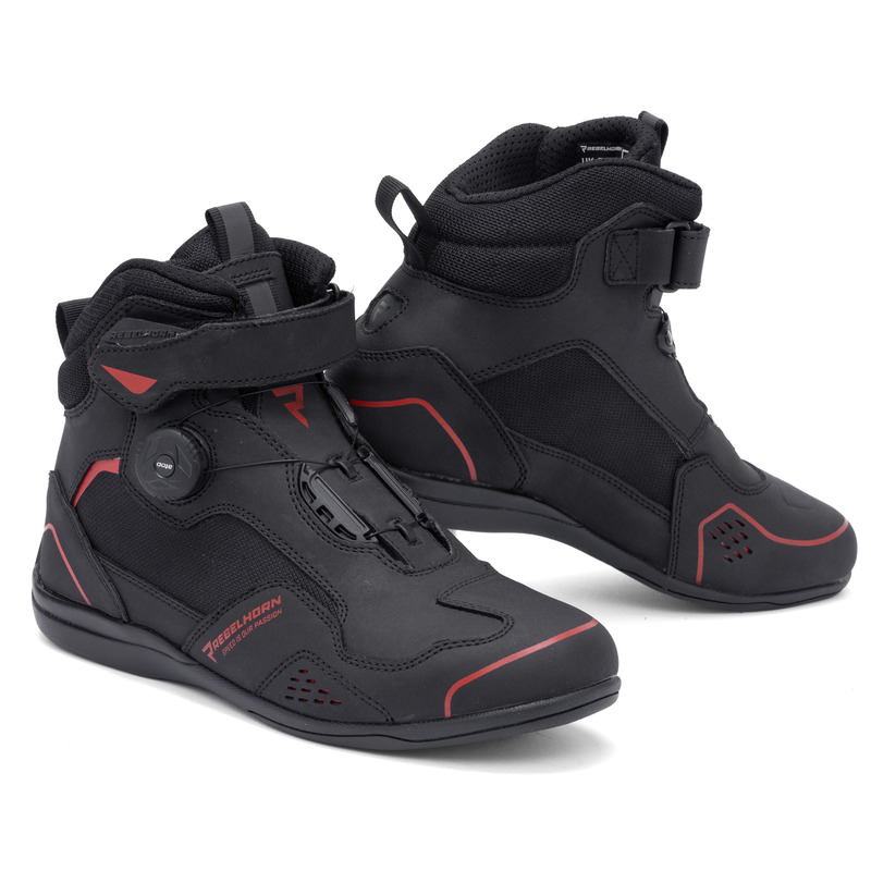 REBELHORN BUTY MOTOCYKLOWE SPARK II BLACK/RED