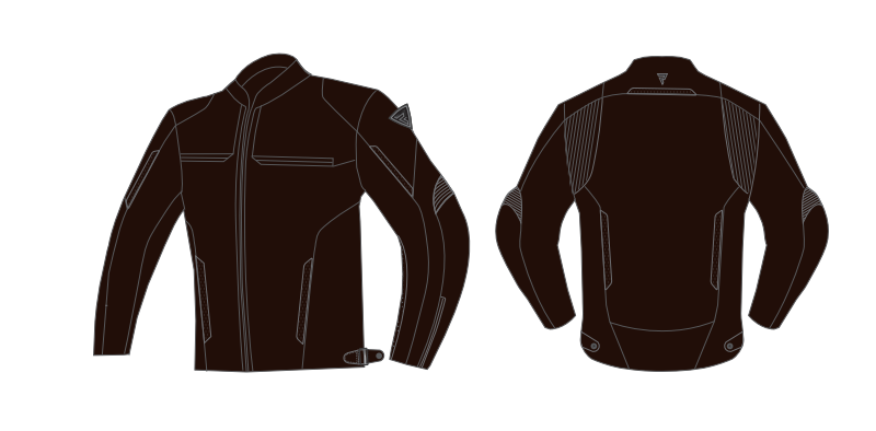 REBELHORN KURTKA SKÓRZANA RUNNER III VINTAGE BROWN