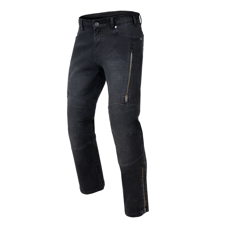 REBELHORN SPODNIE JEANS HAWK III R FIT WASHED BLAC