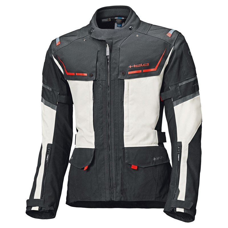 HELD KURTKA TEKSTYLNA KARAKUM [GORE-TEX] GREY/BLAC