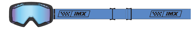 IMX GOGLE ENDURANCE RACE BLACK MATT/ BLUE SZYBA IR