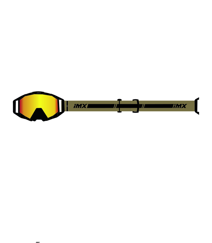 IMX GOGLE SAND BLACK MATT/BRONZE SZYBA ORANGE IRID