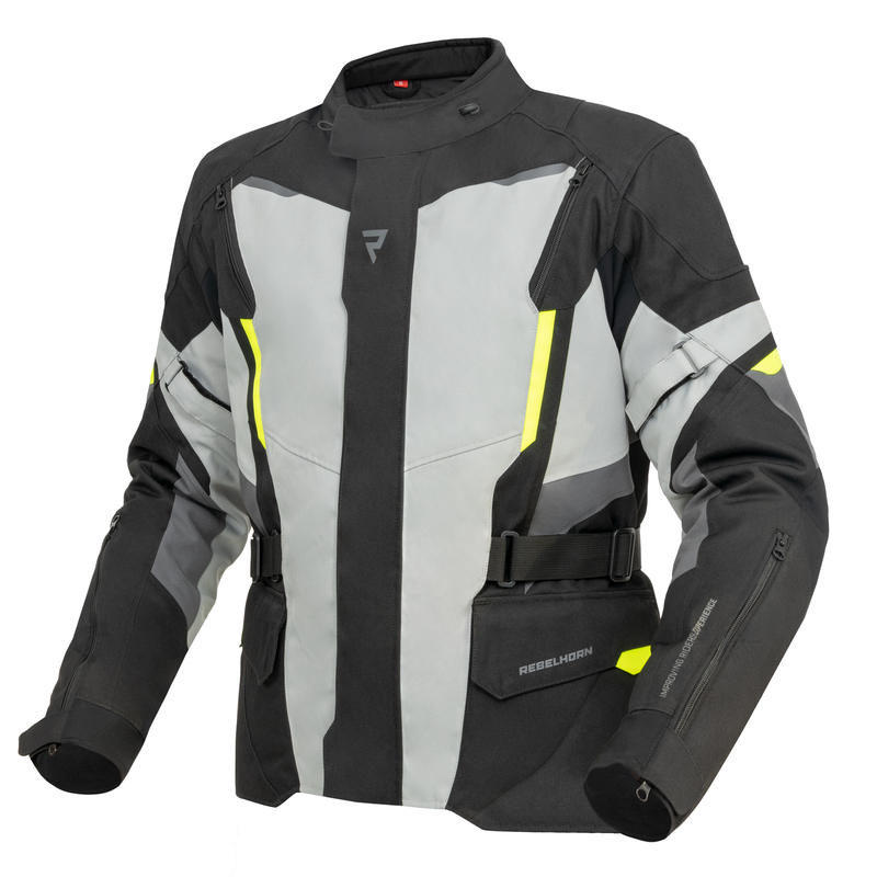 REBELHORN KURTKA TEKSTYLNA SCOUT BLACK/GREY/FLU YE