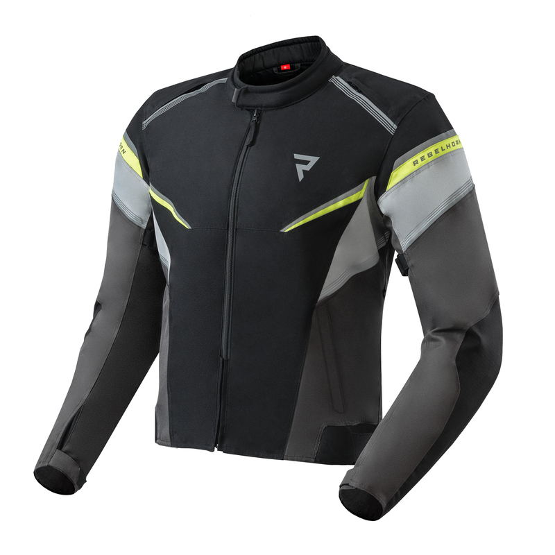 REBELHORN TEKSTYLNA SPARK BLACK/GREY/FLUO YELLOW
