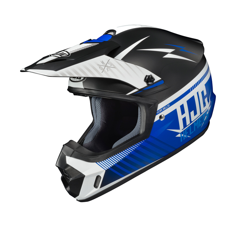 HJC KASK OFF-ROAD CS-MX II TWEEK WHITE/BLUE