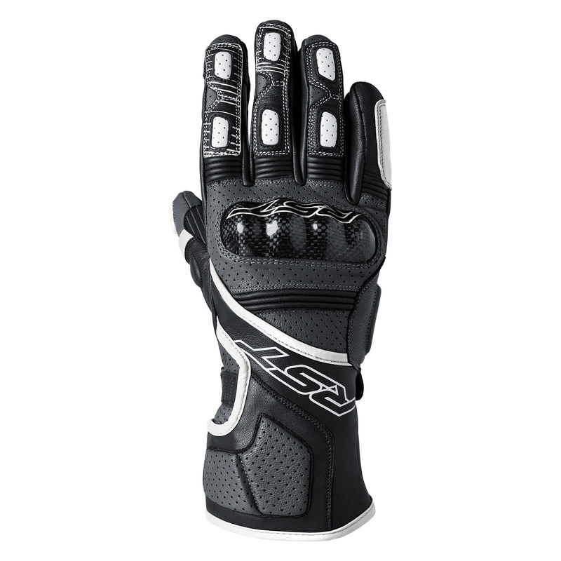 RST RĘKAWICE SKÓRZANE FULCRUM CE GREY/WHITE/BLACK