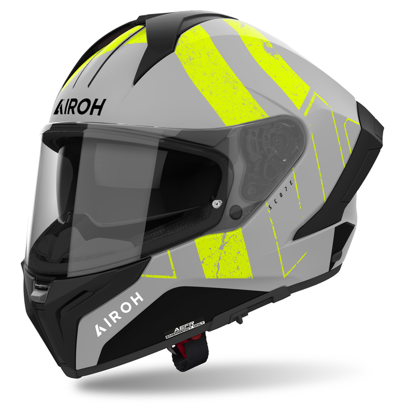 AIROH KASK INTEGRALNY MATRYX SCOPE YELLOW MATT