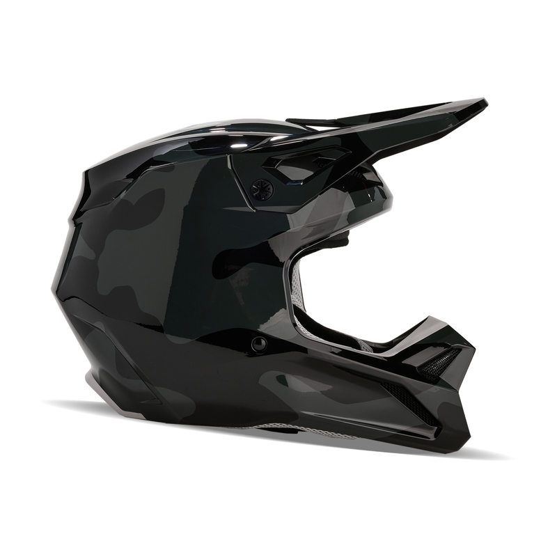 FOX KASK OFF-ROAD JUNIOR V1 BNKR BLACK CAMO