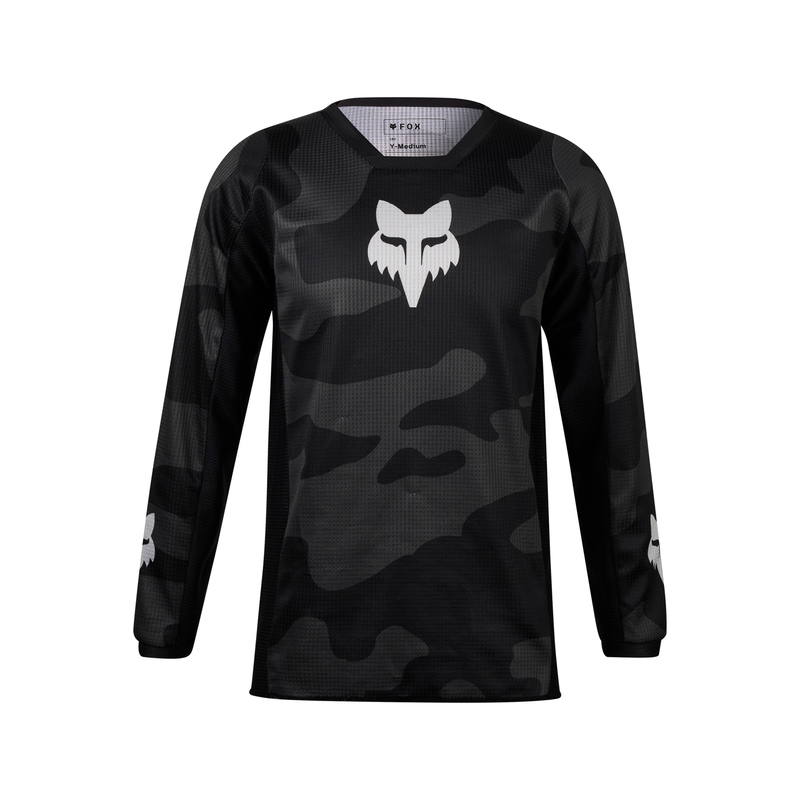 FOX BLUZA OFF-ROAD JUNIOR 180 BNKR BLACK CAMO