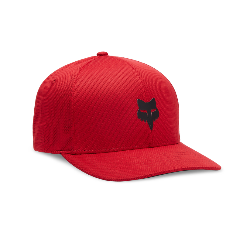 FOX CZAPKA Z DASZKIEM HEAD TECH FLEXFIT FLAME RED