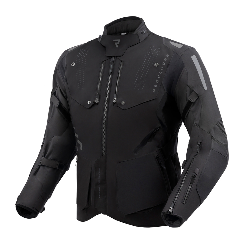 REBELHORN KURTKA MOTOCYK TEKSTYLNA HIKER IV BLACK