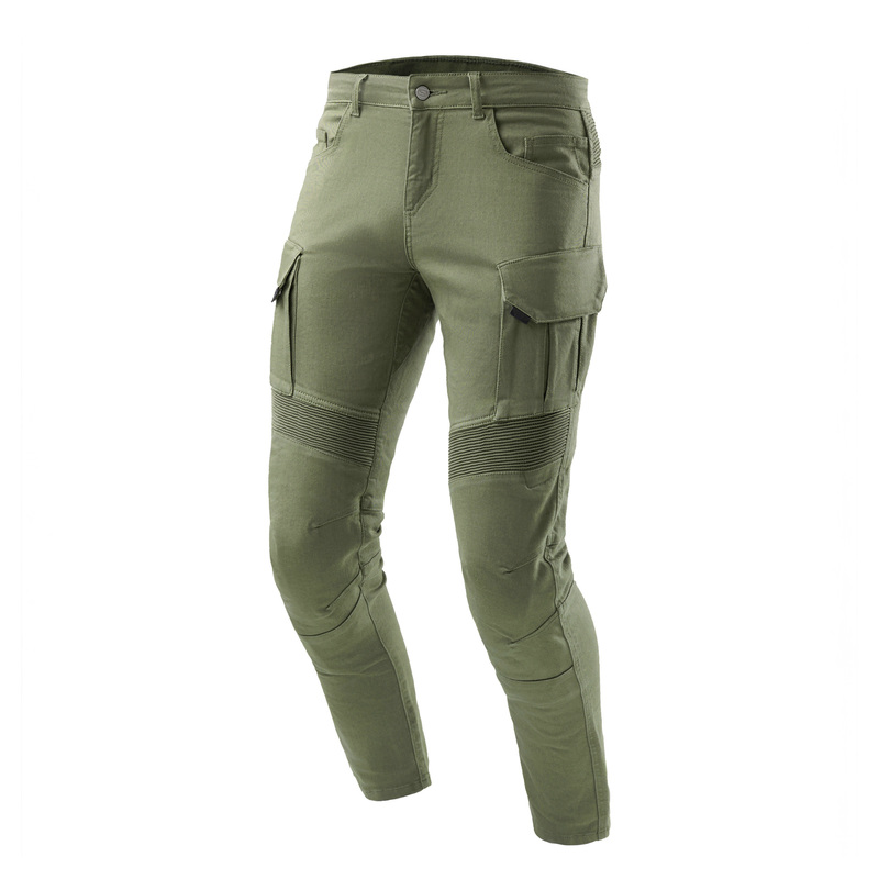 OZONE SPODNIE JEANS FASTER TAPERED FIT OLIVE
