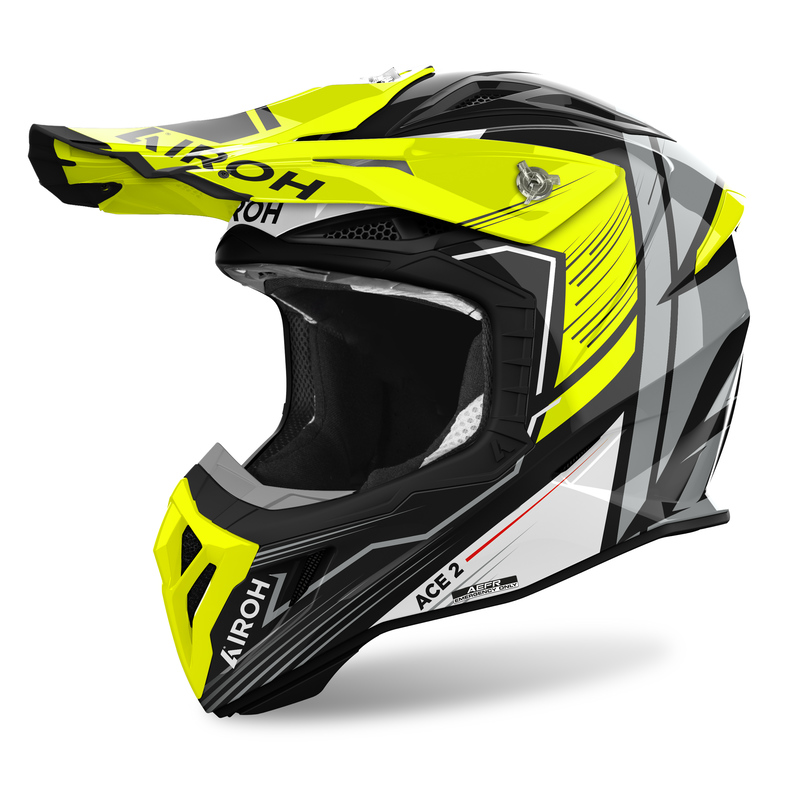 AIROH KASK OFF-ROAD AVIATOR ACE 2 ENGINE YELL GLOS