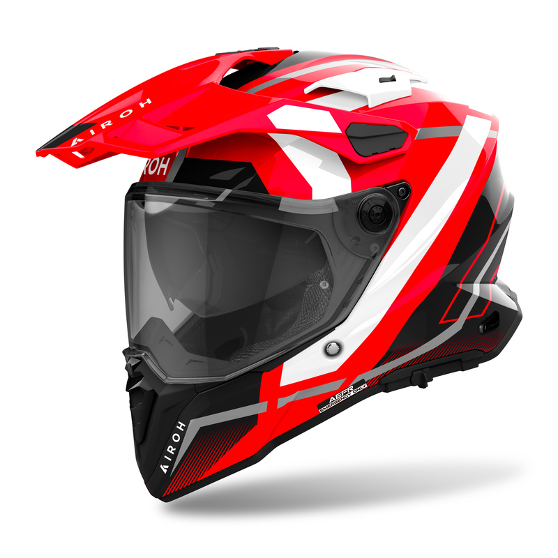 AIROH KASK DUALE COMMANDER 2 MAVICK RED GLOSS