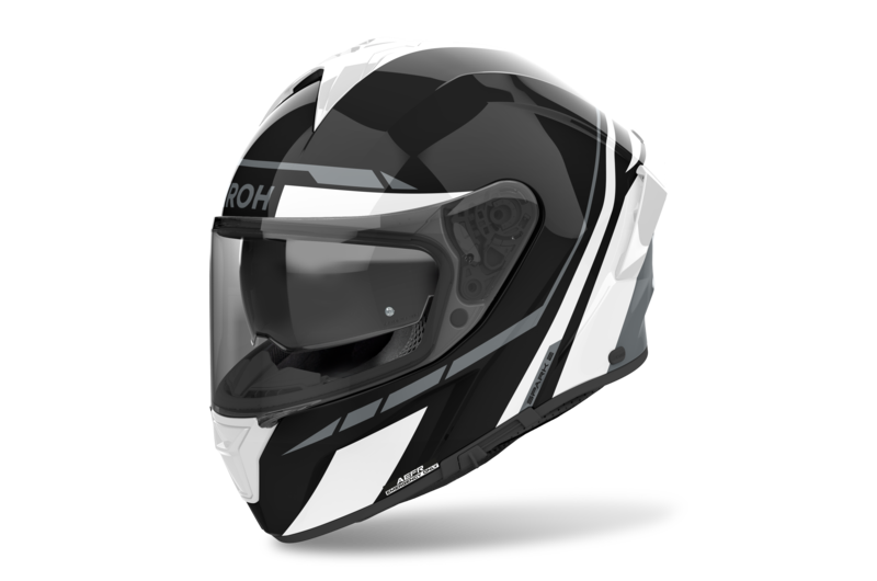 AIROH KASK INTEGRALNY SPARK 2 SPINNER WHITE GLOSS