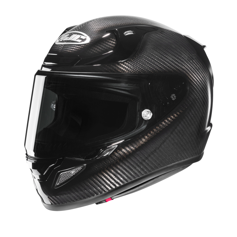 HJC KASK INTEGRALNY RPHA12 SOLID CARBON BLACK