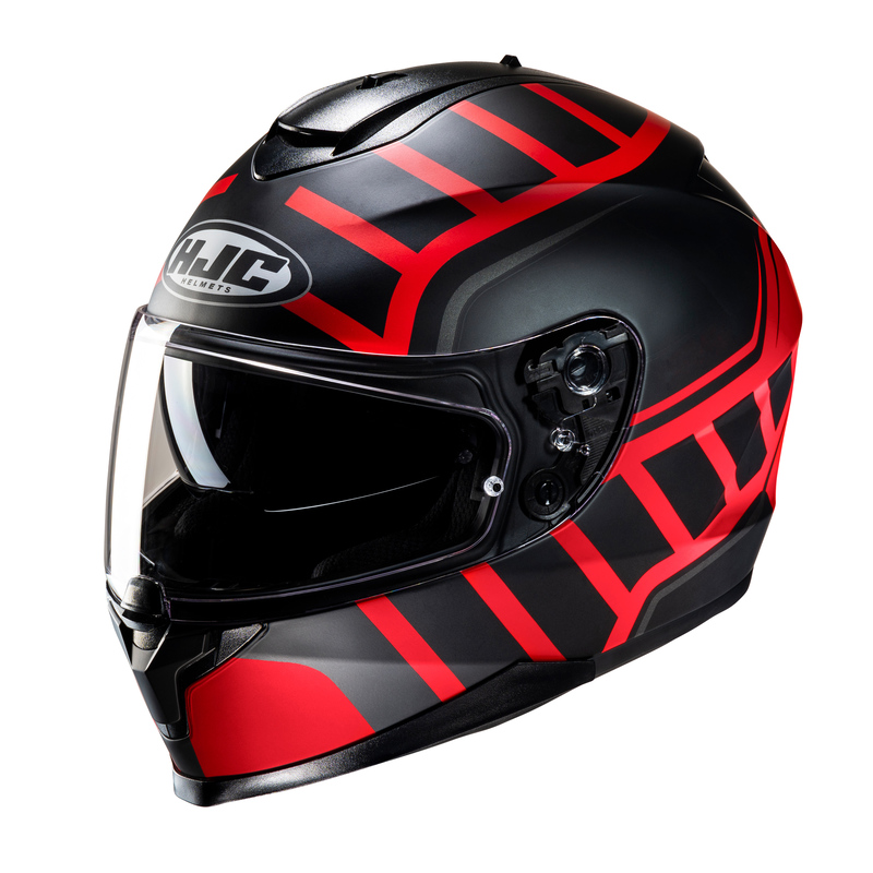HJC KASK INTEGRALNY C70N HOLT BLACK/RED