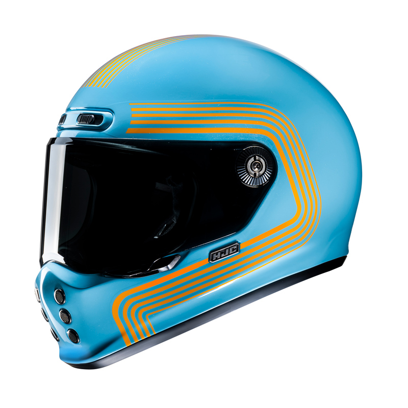 HJC KASK INTEGRALNY V10 FONI BLUE/ORANGE