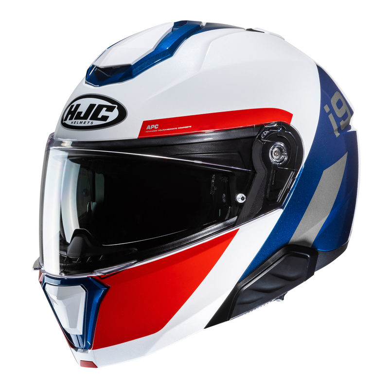 HJC KASK SYSTEMOWY I91 BINA WHITE/BLUE