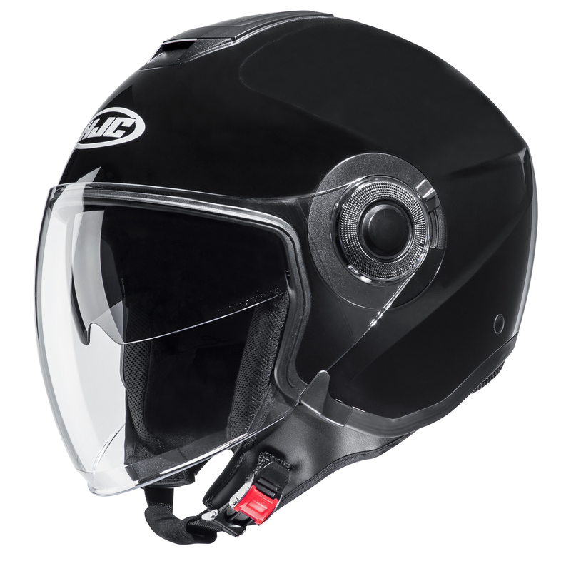 HJC KASK OTWARTY I40N SOLID METAL BLACK